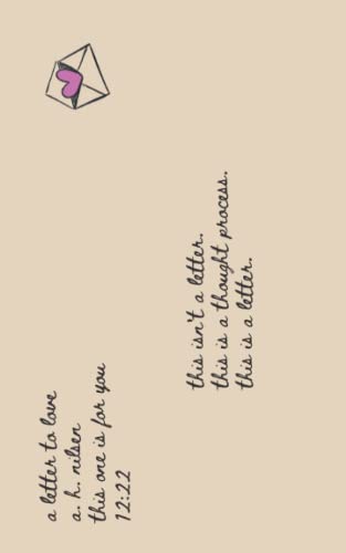 a letter to love