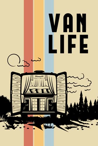 Van Life Journal and Log Book : Camper Van and Road Trip Enthusiast Notebook in Retro Style