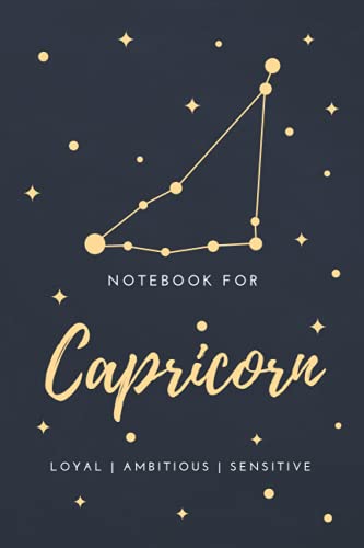 Capricorn Notebook: Horoscope Bullet Dotted Journal - A Great Gift