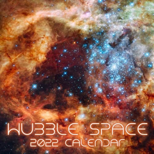 Hubble Space 2022 Calendar : January 2022 - December 2022 OFFICIAL Squared Monthly Calendar Months Mini Planner BONUS 4 Months 2021