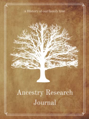 Ancestry Research Journal: Genealogy chart And Forms With Family Tree Charts