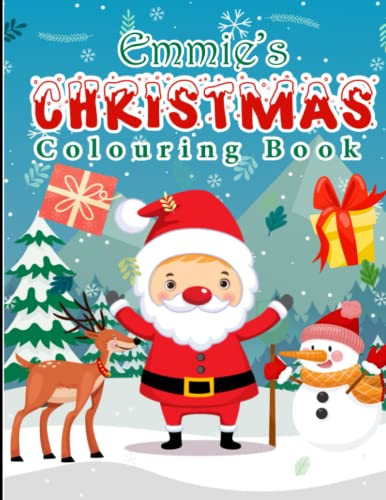 Emmie's Christmas Colouring Book: Santa Gift Theme