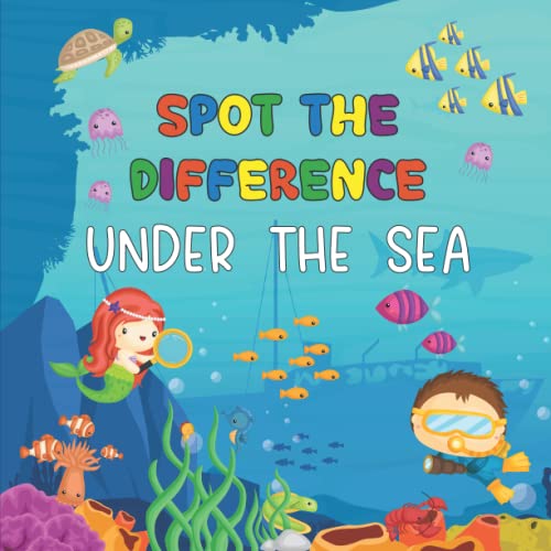 Spot The Difference Under The Sea: Fun And Interactive Marine Animal ...