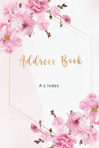 Address Book: Address Book Small With Alphebet Index. Phone and Address Book Keeper. A5 Size