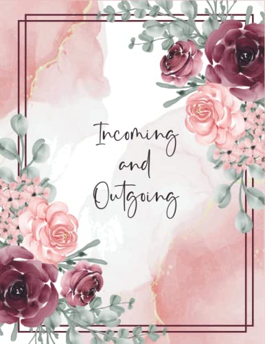 Incoming and Outgoing Book : Simple Income and Expenditure Ledger Ideal for Small Business Owners and Self Employed Workers for Easy Bookkeping 120 Pages A4