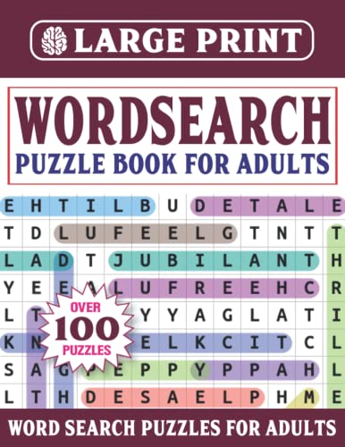 Large Print Word Search Book For Adults: 100+ Large Print Word Search Puzzles For Adults And Seniors To Enjoy Leisure Time | Word Search Book-33