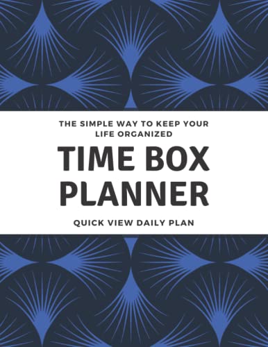 Time Box Planner : Undated Planner, Daily Schedule, Mind Dump, to Do List. 8. 5x11 Day Planner Notebook. Timebox Productivity Planner. Simple yet Powerful Way to Manage Your Time Efficiently