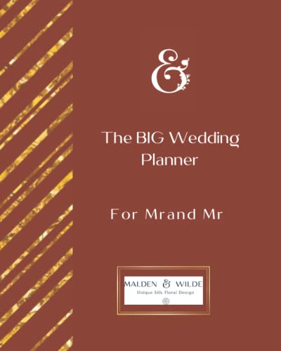The BIG Planner for Mr and Mr: The COMPLETE Planner for Two Grooms, LGBT Gay wedding planner for Two Men