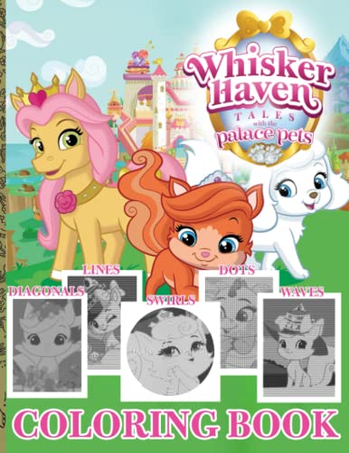 Whisker Dots Lines Waves Swirls Diagonals Coloring Book: Activity Lover Gifts Featuring Haven Spiro Books For Adults