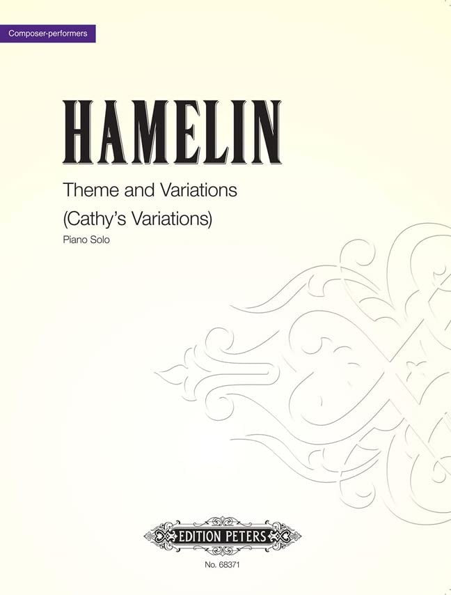 Theme and Variations Cathy's Variations for Piano (Edition Peters)