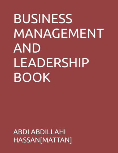 BUSINESS MANAGEMENT AND LEADERSHIP BOOK