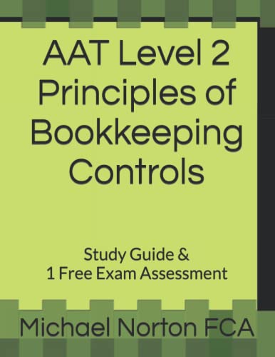 AAT Level 2 Principles of Bookkeeping Controls