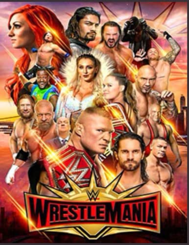ww? Coloring Book: Coloring Book with all of your favorite wrestling superstars