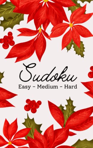 Stocking Fillers for Women : Sudoku: Easy Medium Hard : Christmas Activity Book for Women
