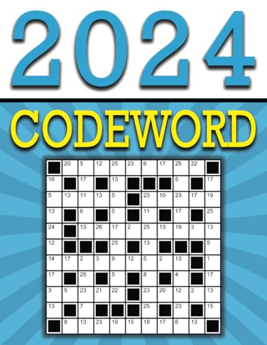 Codewords Book: Dated Codeword Puzzles For Adults