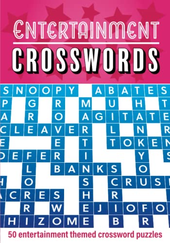 Entertainment Crosswords: 50 entertainment themed crossword puzzles