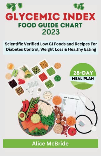 Glycemic Index Food Guide Chart 2023 : Scientific Verified Low GI Foods and Recipes for Diabetes Control, Weight Loss and Healthy Eating with a 28-Day Meal Plan