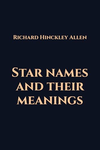 Star names and their meanings
