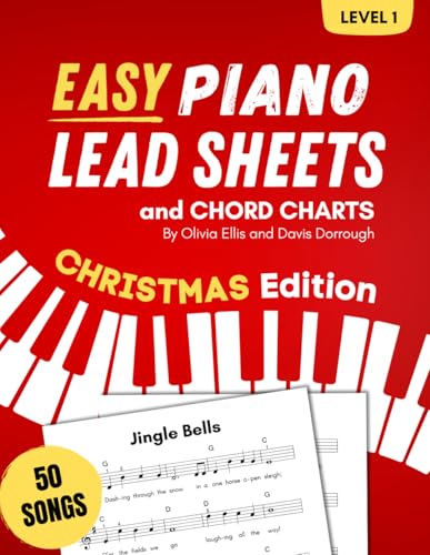Easy Piano Lead Sheets and Chord Charts Level 1