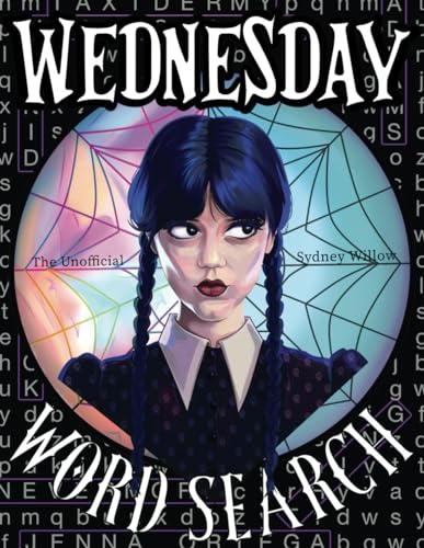 The Unofficial Wednesday Word Search: Large Print Puzzle Activity Book for fans of the Dark and Morbid