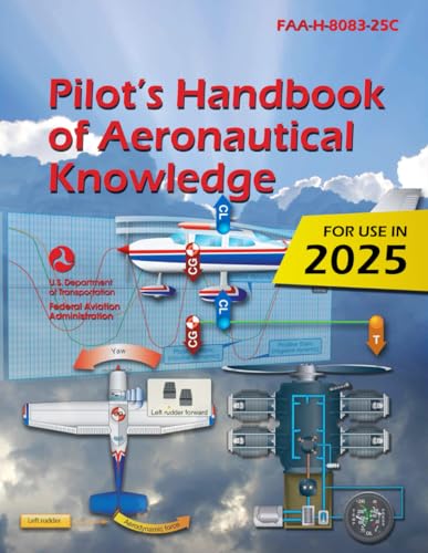 2023 Pilot's Handbook of Aeronautical Knowledge FAA-H-8083-25C (Color Print)
