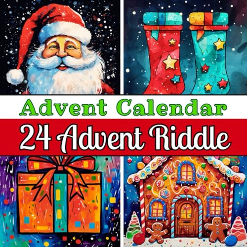 Advent Calendar 2023: 24 Advent Riddle for Kids : The Children's Book of Christmas Riddles