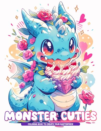Monster Cuties Coloring Book: Embrace the Whimsical Side of Monsters with These Cute Creatures, Ideal for Lovers of Fun and Unique Art