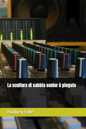 La scultura di sabbia senior è piegata