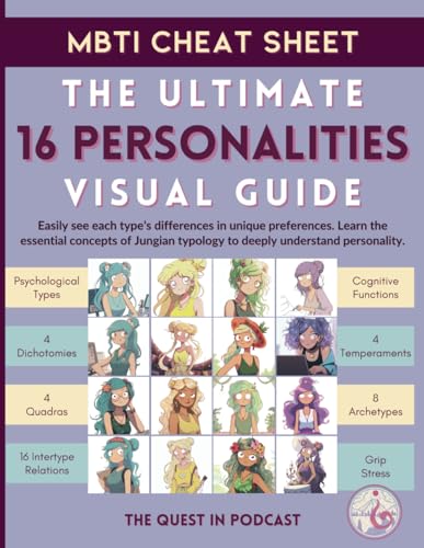 MBTI Cheat Sheet: The Ultimate 16 Personalities Visual Guide for Personality Psychology