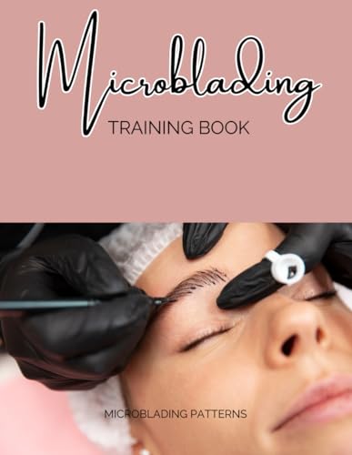 Microblading Training Book Microblading Patterns: Eyebrow microblading practice paper