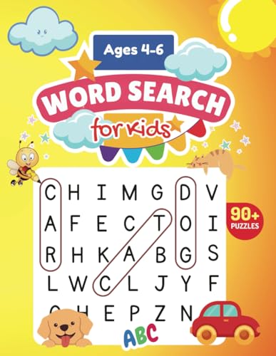 Word Search for Kids ages 4-6: Word Searches for Early Learners: Enhance Vocabulary, Reading, and Spelling Skills - Perfect for Home Learning (Smart Sprouts Ages 4-6)