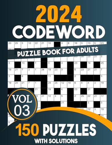 Codewords Puzzle Book For Adults: 150 Large Print Codeword Puzzles For Adults - Code Breaker Puzzle Book (Volume 03)