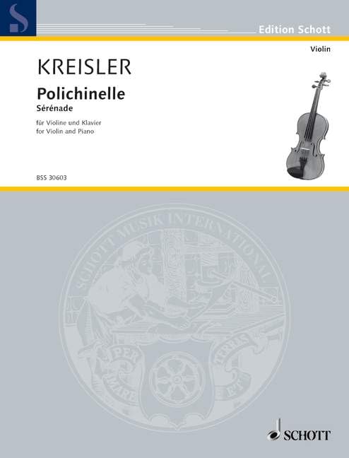 Polichinelle: Sérénade. No. 7. Violin and Piano.