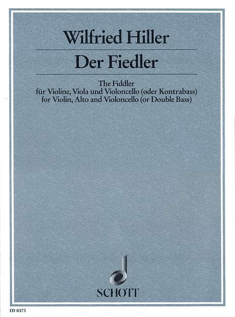 The Fiddler: aus dem Chagall-Zyklus. violin, viola and cello (double bass). Partition et parties.