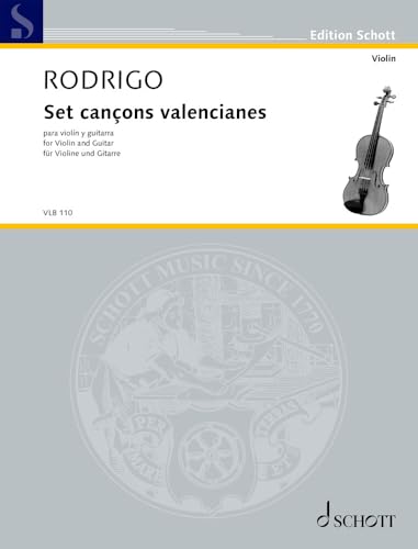 Set cançons valencianes: violin and guitar.