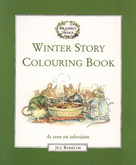 Winter Story Colouring Book