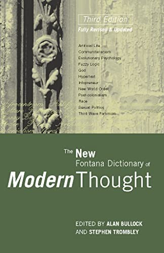 The New Fontana Dictionary of Modern Thought