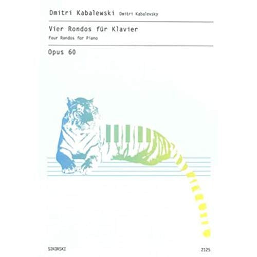 Dmitri Kabalevsky-Vier Rondos (4 Rondo) Fur Klavier Op 60-Piano-Instrumental