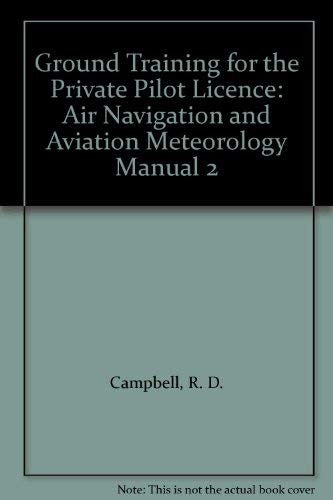 Ground Training for the Private Pilot Licence