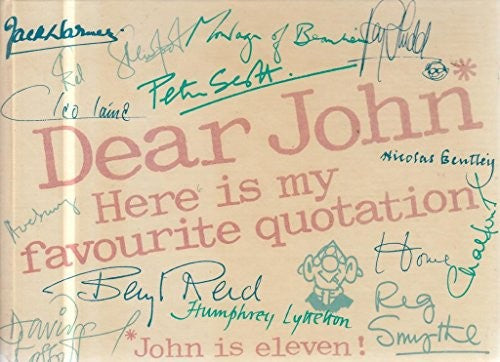 Dear John....