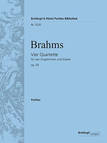 4 Quartets, Op. 92