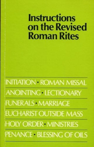 Instructions on the Revised Roman Rites