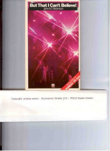 But that I can't believe! 