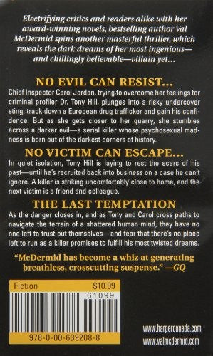 Last Temptation (Tony Hill and Carol Jordan Series)
