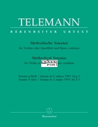 Georg Philipp Telemann-Twelve Methodical Sonatas for Violin (Flute)-Flute /