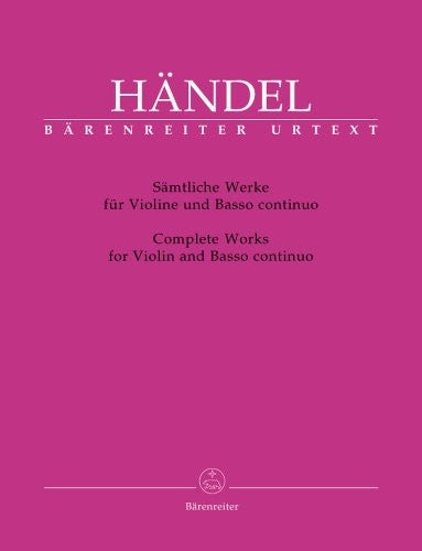 Complete Sonatas For Violin And Basso Continuo