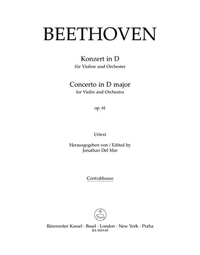 Konzert D-dur Op 61 - Vl Orch