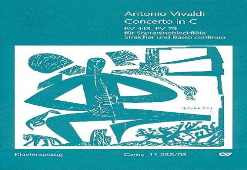 Vivaldi: Concerto in C, RV 443 (Solo Part with Piano Reduction)