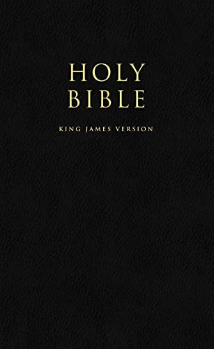 The Holy Bible: King James Version (KJV) Popular Gift and Award Black Leatherette Edition