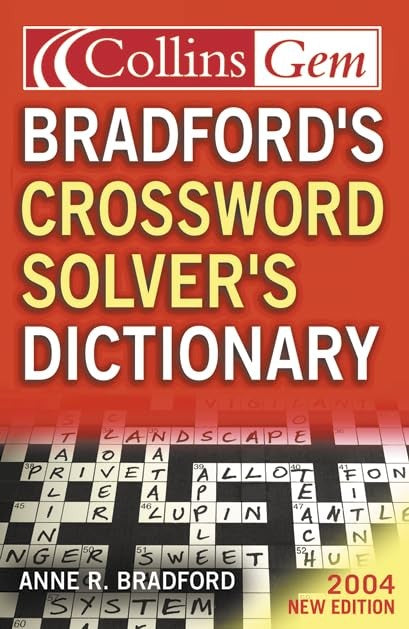 Bradfords Crossword Solvers Dictionary